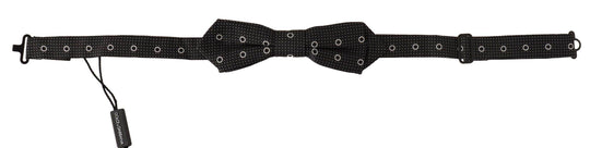 Dolce & Gabbana Polka Dot Seidenfliege in Schwarz und Weiß - Léoré