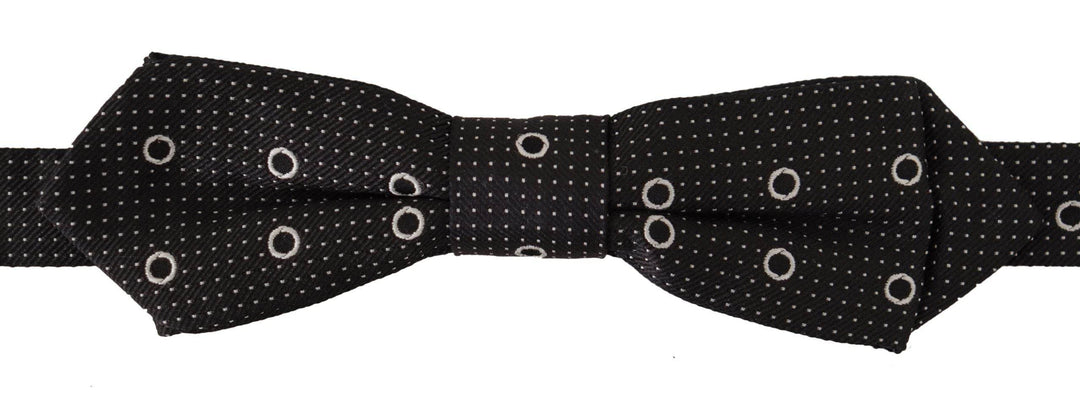 Dolce & Gabbana Polka Dot Seidenfliege in Schwarz und Weiß - Léoré