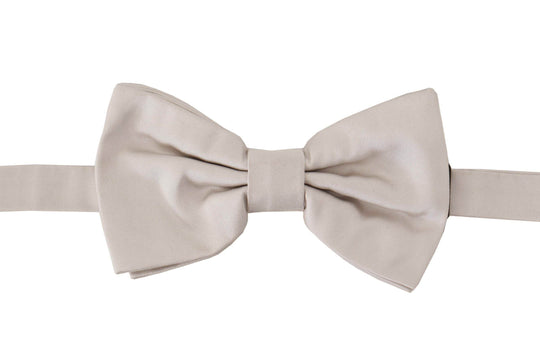 Dolce & Gabbana Exquisite graue Seidenfliege - Léoré