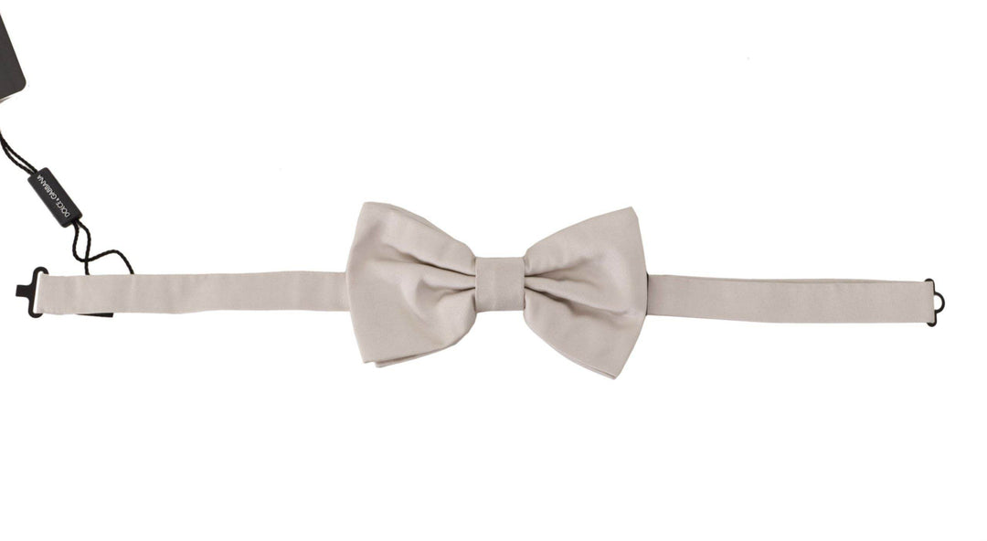 Dolce & Gabbana Exquisite graue Seidenfliege - Léoré