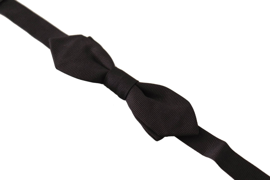 Dolce & Gabbana Elegante schwarze Seidenfliege - Léoré