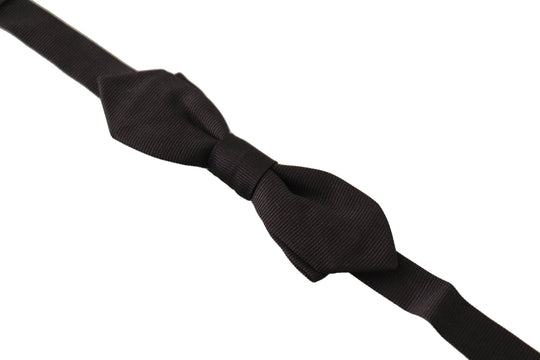 Dolce & Gabbana Elegante schwarze Seidenfliege - Léoré