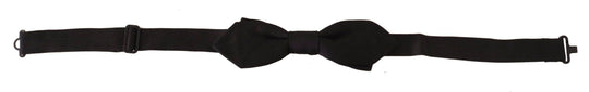 Dolce & Gabbana Elegante schwarze Seidenfliege - Léoré