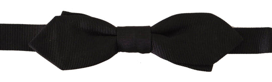 Dolce & Gabbana Elegante schwarze Seidenfliege - Léoré