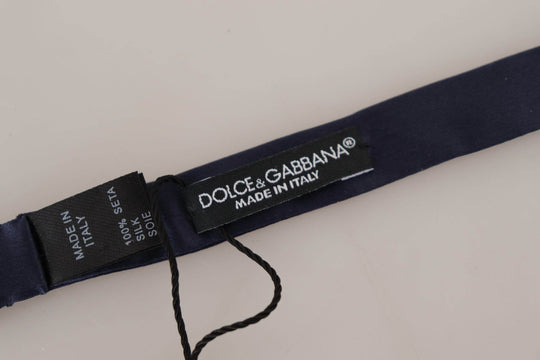 Dolce & Gabbana Wunderschöne blaue Seidenfliege - Léoré