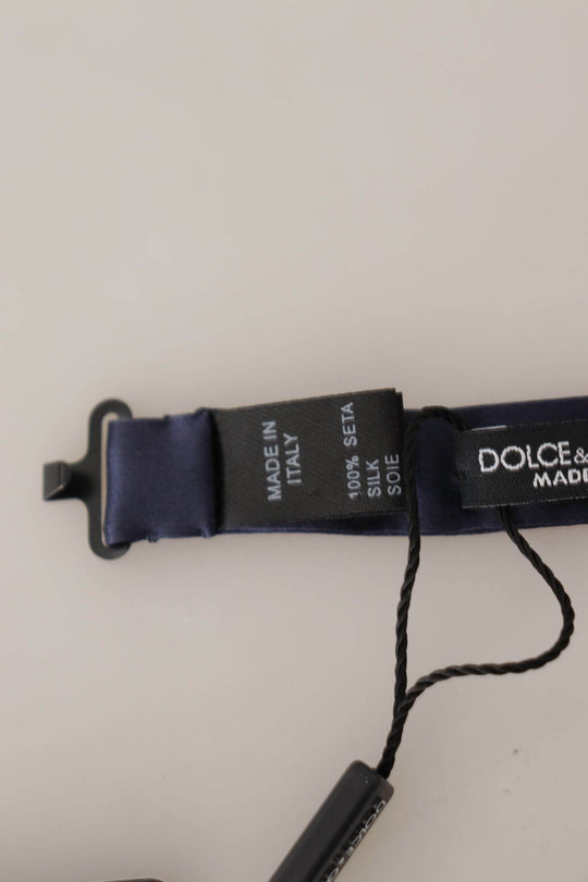 Dolce & Gabbana Wunderschöne blaue Seidenfliege - Léoré