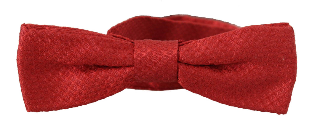 Dolce & Gabbana Elegante rote Seidenfliege - Léoré