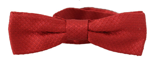 Dolce & Gabbana Elegante rote Seidenfliege - Léoré