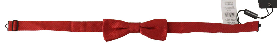 Dolce & Gabbana Elegante rote Seidenfliege - Léoré