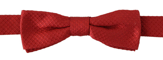 Dolce & Gabbana Elegante rote Seidenfliege - Léoré