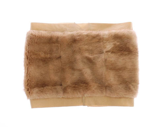 Dolce & Gabbana Exklusive Beige MINK Pelzschal Wrap - Léoré