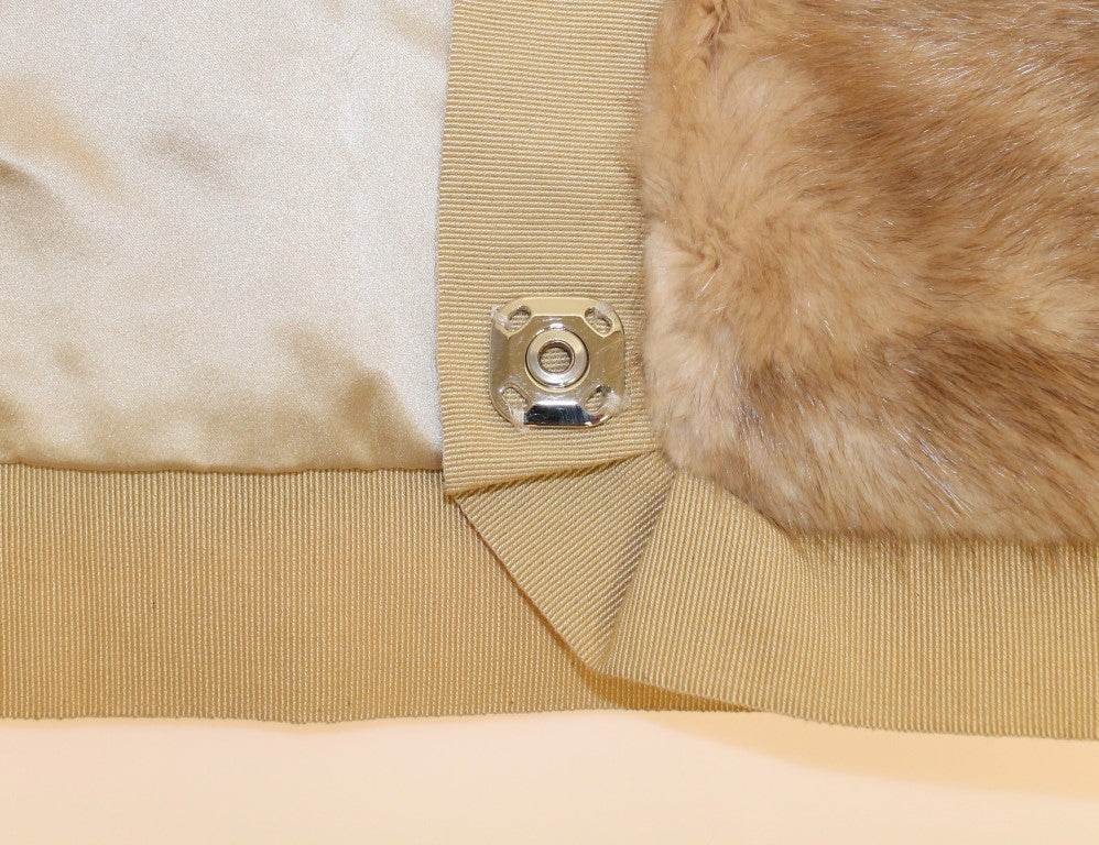Dolce & Gabbana Exklusive Beige MINK Pelzschal Wrap - Léoré