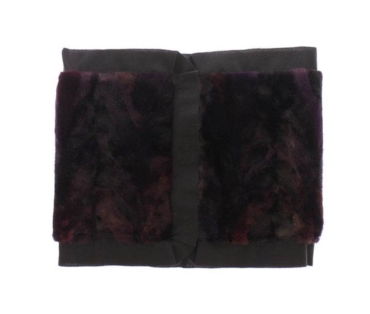 Dolce & Gabbana Exquisiter lila MINK Pelzschal Wrap - Léoré
