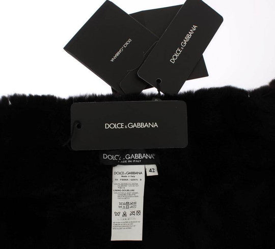 Dolce & Gabbana Eleganter floraler Pelzschal mit Pailletten - Léoré