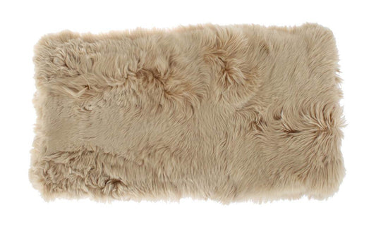 Dolce & Gabbana Elegantes Umhängetuch aus Alpakafell in Beige - Léoré