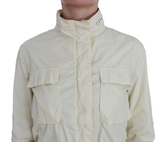 P.A.R.O.S.H. Beige wetterfester Trenchcoat Mantel