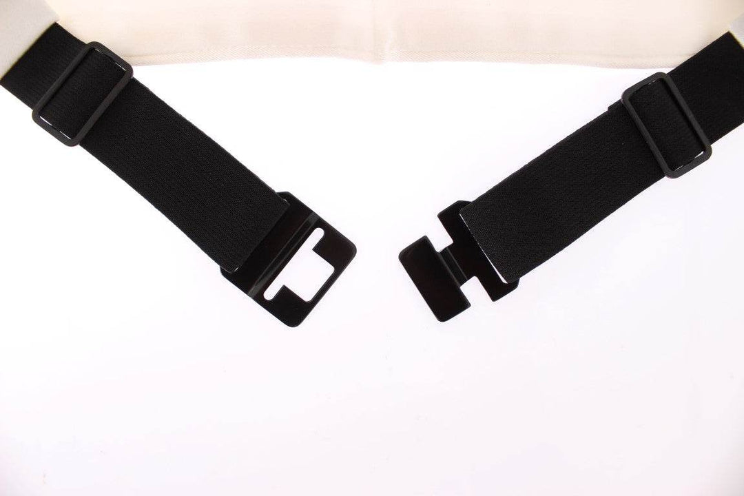 Dolce & Gabbana Eleganter weißer Seidenkummerbund - Léoré