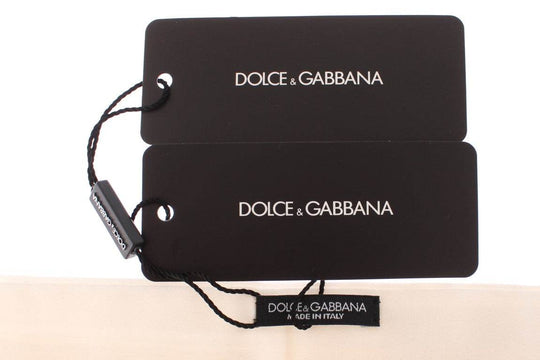 Dolce & Gabbana Eleganter weißer Seidenkummerbund - Léoré