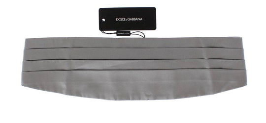 Dolce & Gabbana Eleganter Kummerbund aus Silberseide - Léoré
