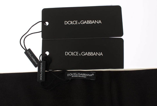 Dolce & Gabbana Exklusiver weißer Seidenkummerbund - Léoré