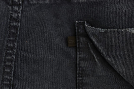 Costume National Blaue Denim-Jeans aus Baumwollmischung