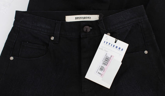 Ermanno Scervino Blaue Baumwollmischung Slim Fit Bootcut Jeans