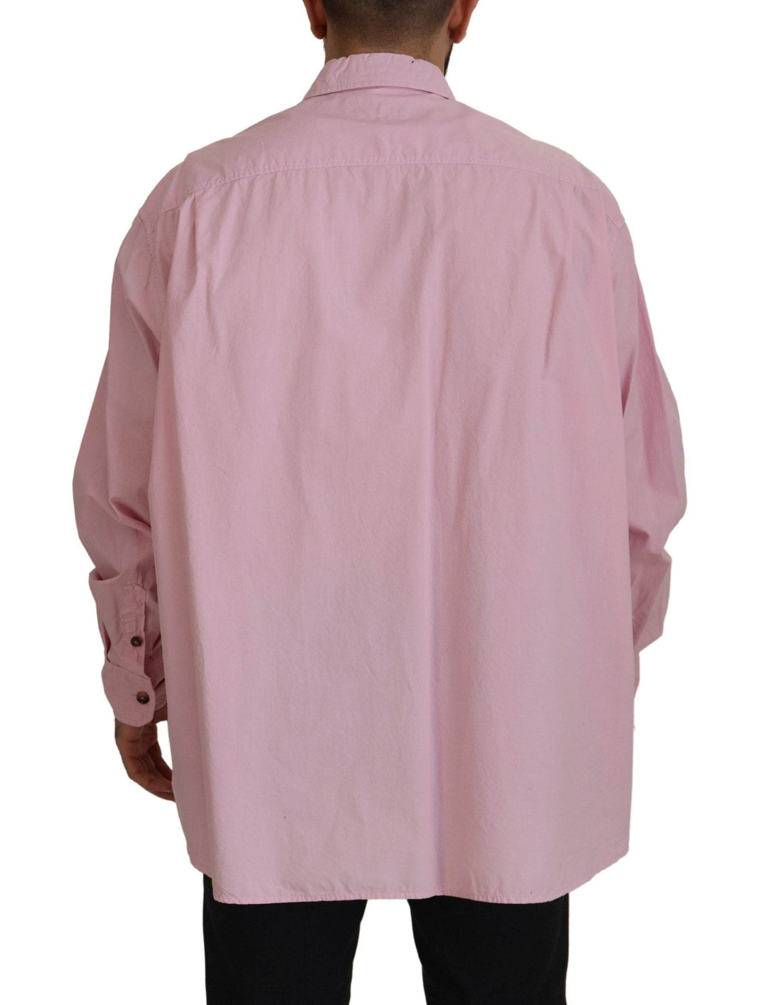 Dolce & Gabbana Elegantes rosa Freizeithemd aus Baumwolle - Léoré