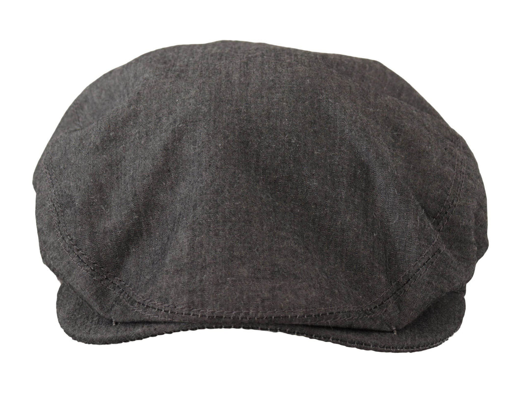 Dolce & Gabbana Eleganter grauer Newsboy-Hut - Léoré