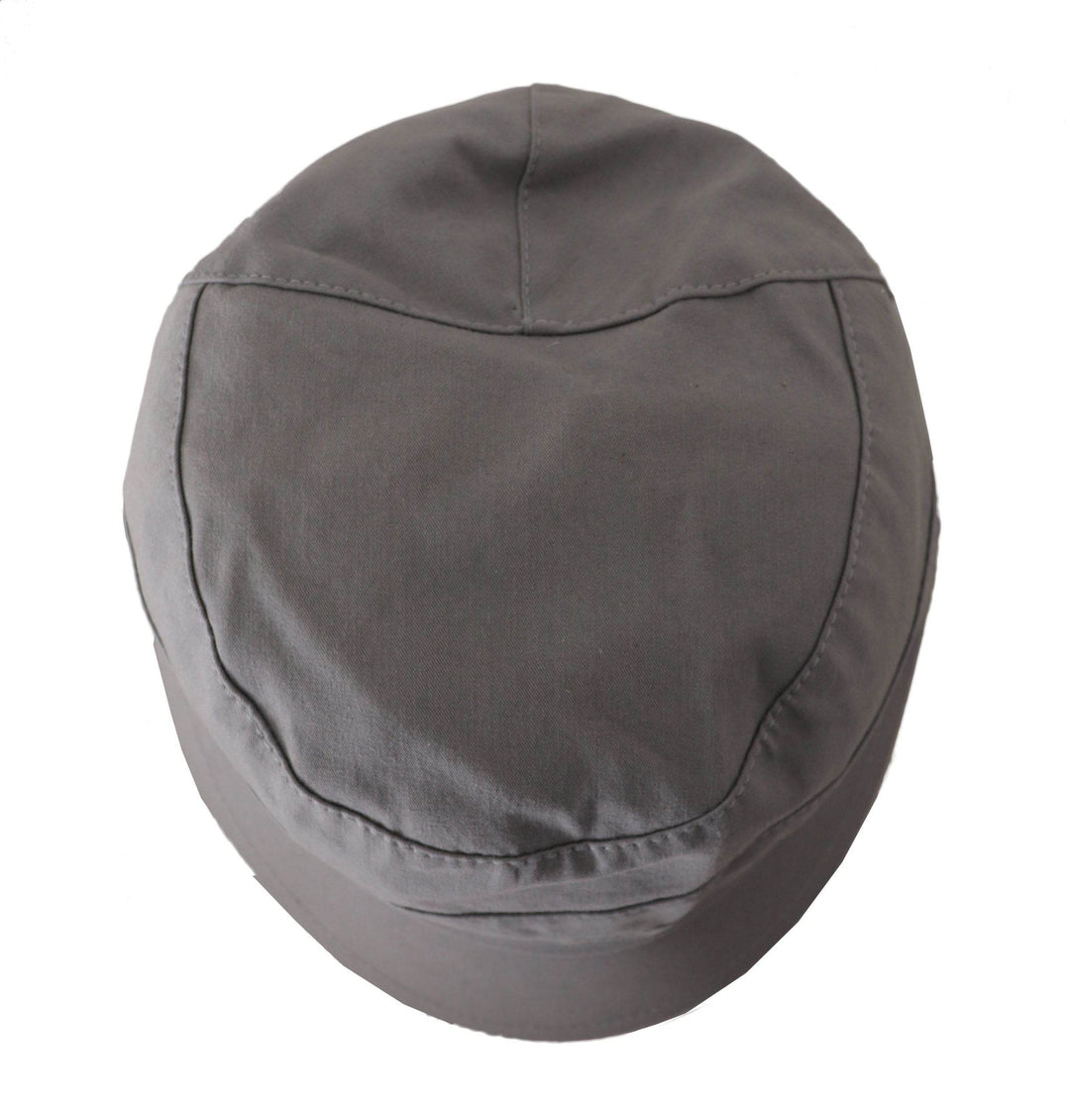 Dolce & Gabbana Elegante graue Newsboy-Mütze - Klassisches Accessoire - Léoré