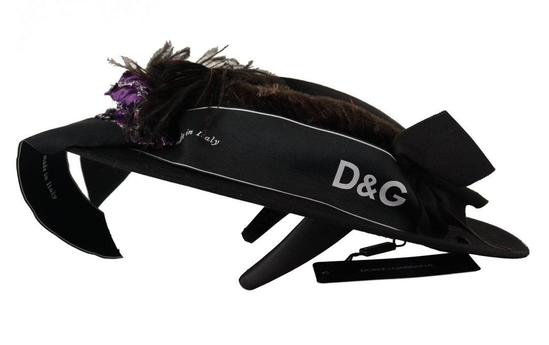 Dolce & Gabbana Eleganter schwarzer Hut mit breiter Krempe - Léoré