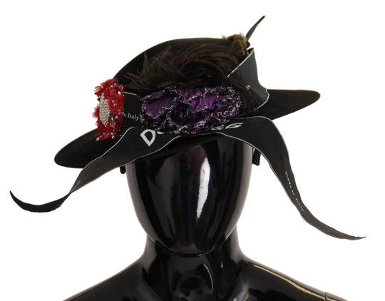 Dolce & Gabbana Eleganter schwarzer Hut mit breiter Krempe - Léoré