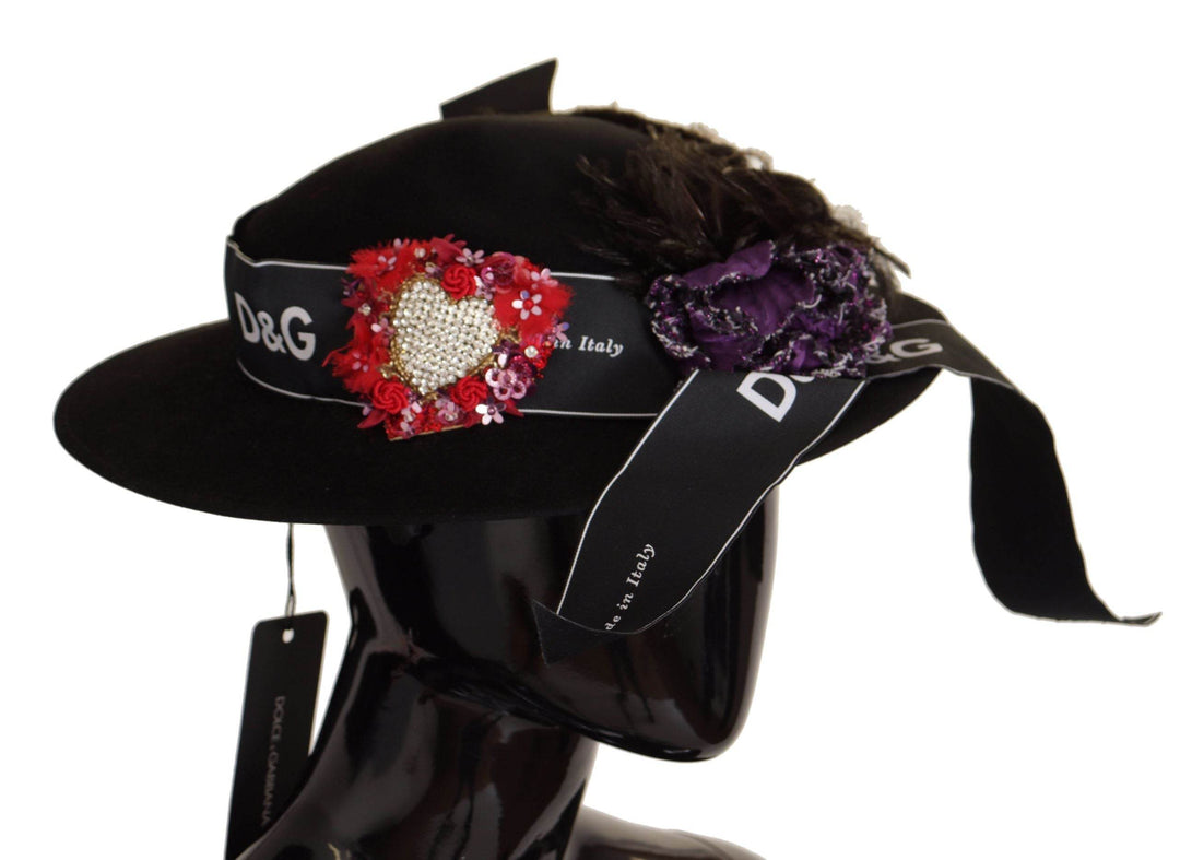Dolce & Gabbana Eleganter schwarzer Hut mit breiter Krempe - Léoré