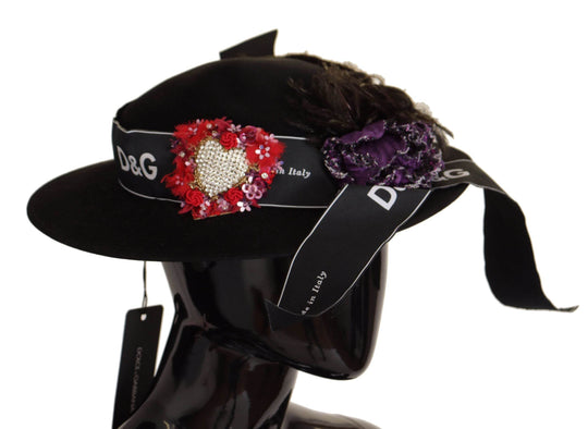 Dolce & Gabbana Eleganter schwarzer Hut mit breiter Krempe - Léoré
