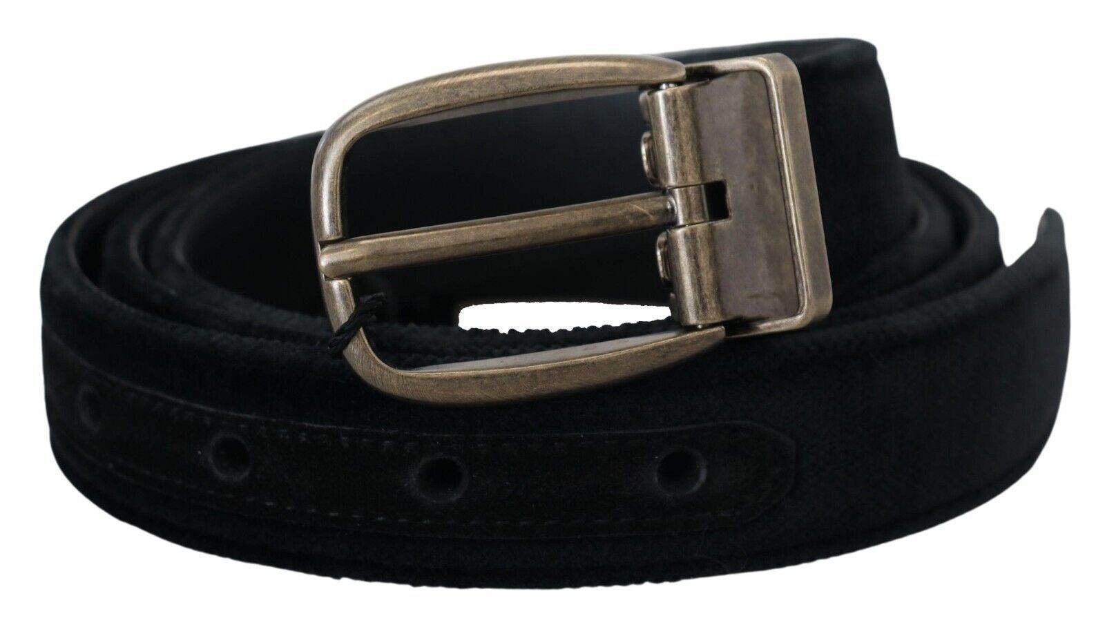 Dolce & Gabbana Eleganter schwarzer Ledergürtel - Léoré