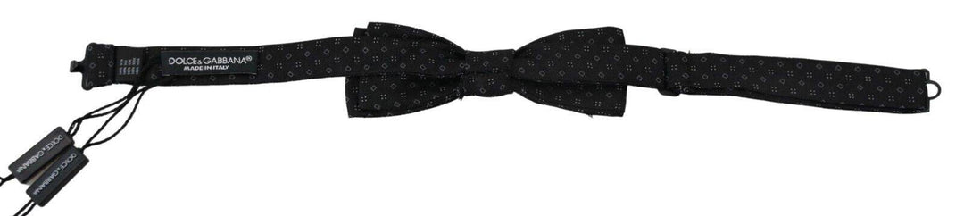Dolce & Gabbana Elegante schwarze Seidenfliege für Männer - Léoré