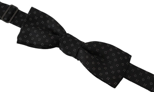 Dolce & Gabbana Elegante schwarze Seidenfliege für Männer - Léoré