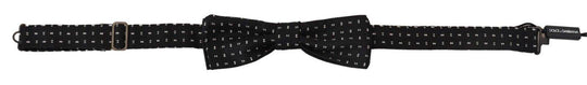 Dolce & Gabbana Elegante schwarze Seidenfliege - Léoré