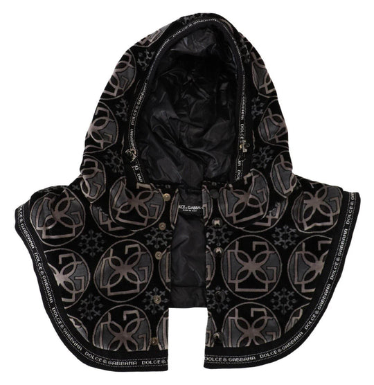 Dolce & Gabbana Elegante Kopfbedeckung aus schwarzer Baumwollmischung - Léoré
