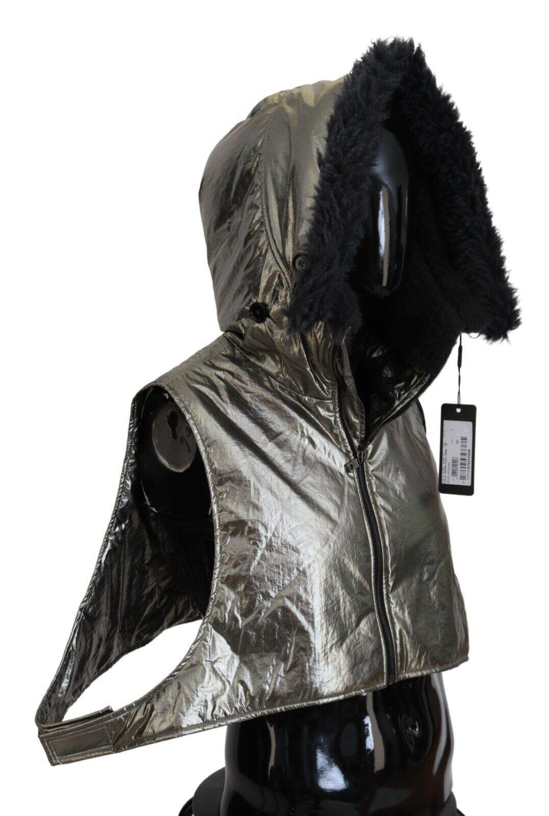 Dolce & Gabbana Eleganter Silber-Ganzkopf-Wickelhut - Léoré