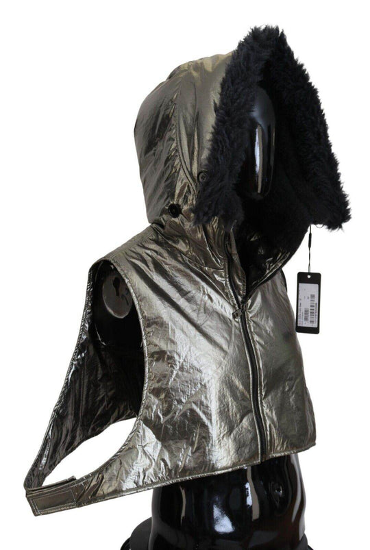 Dolce & Gabbana Eleganter Silber-Ganzkopf-Wickelhut - Léoré