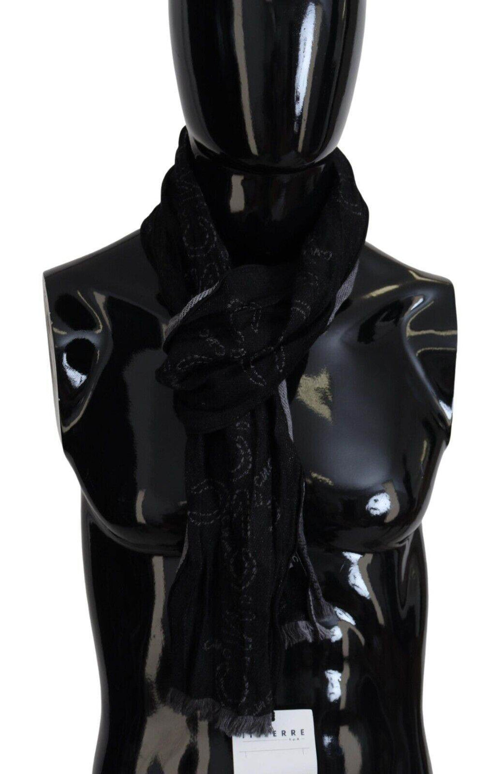 Costume National Eleganter Herrenschal aus italienischer Wolle - Léoré