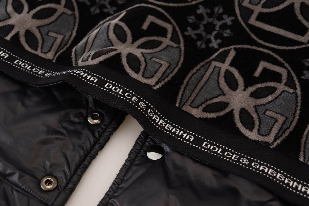 Dolce & Gabbana Elegante Kopfbedeckung aus schwarzer Baumwollmischung - Léoré