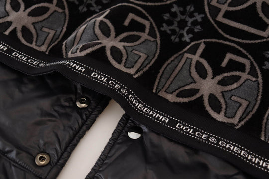 Dolce & Gabbana Elegante Kopfbedeckung aus schwarzer Baumwollmischung - Léoré
