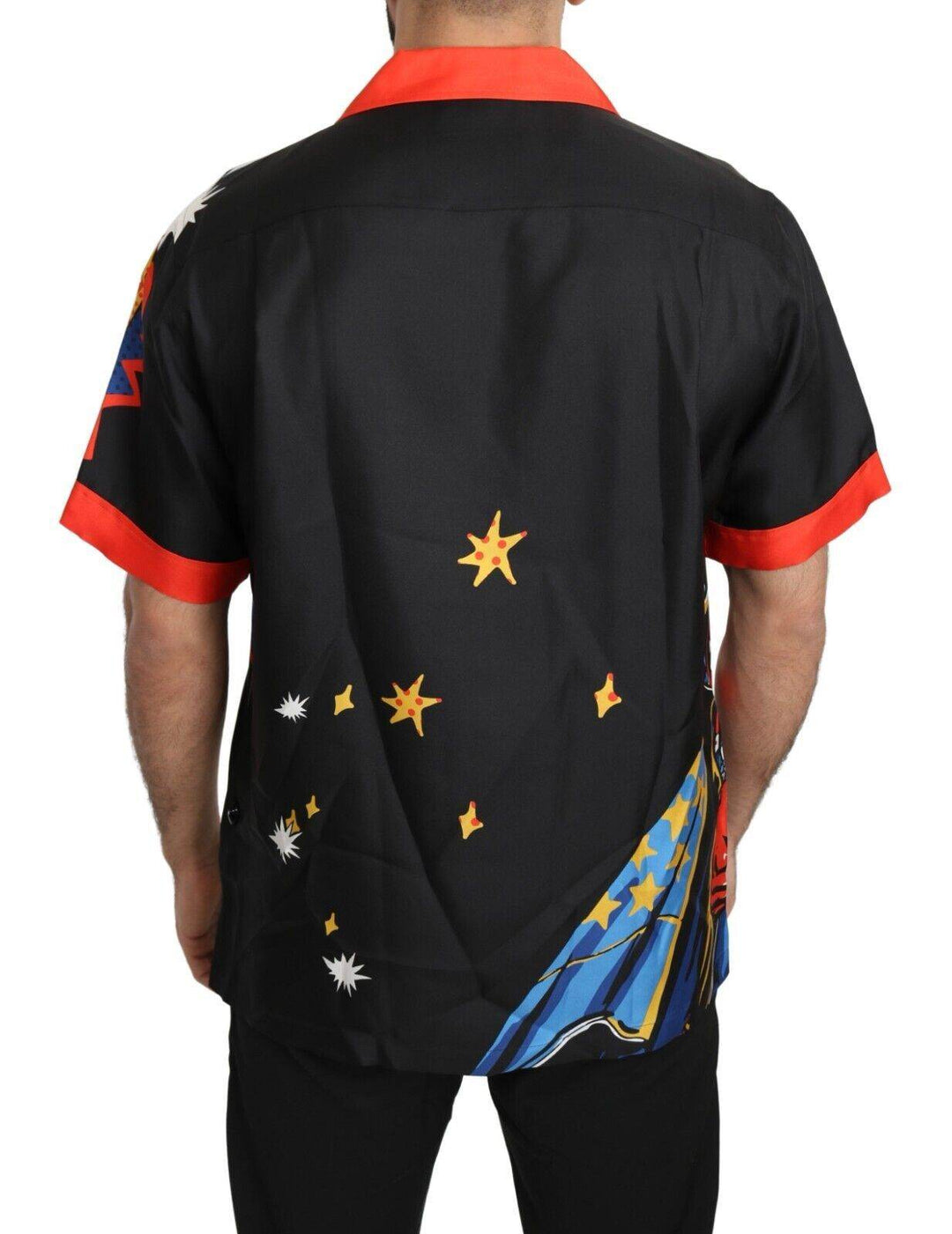 Dolce & Gabbana Multicolor Seidenhemd Casual Elegance - Léoré