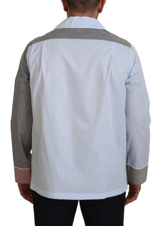 Dolce & Gabbana Multicolor Baumwoll-Schlafshirt mit Knopfleiste - Léoré