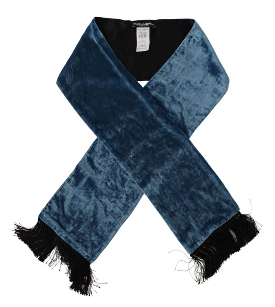 Dolce & Gabbana Eleganter Seidenschal für Herren in Regal Blue - Léoré