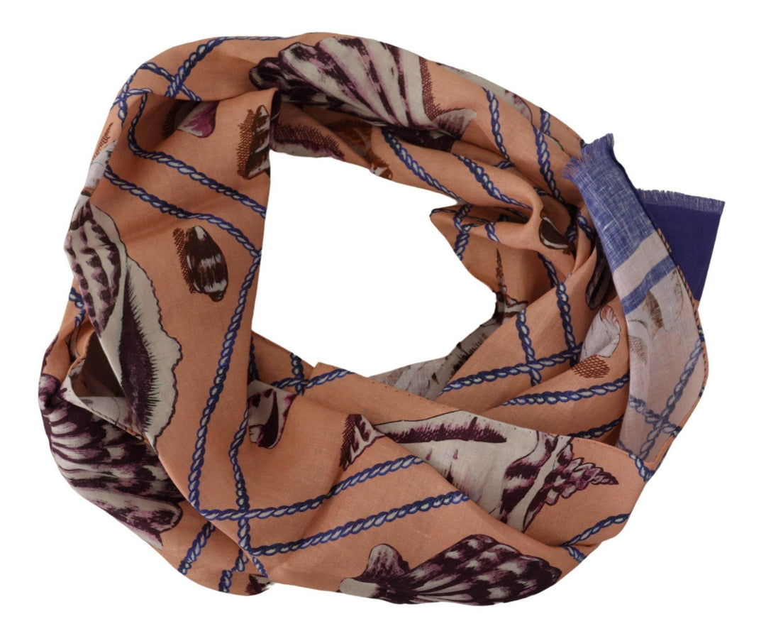Dolce & Gabbana Multicolor Muschel Leinenschal für Männer - Léoré