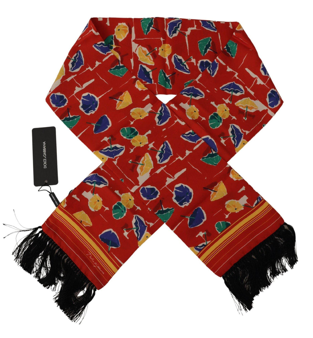 Dolce & Gabbana Eleganter Multicolor Seidenschal für Männer - Léoré