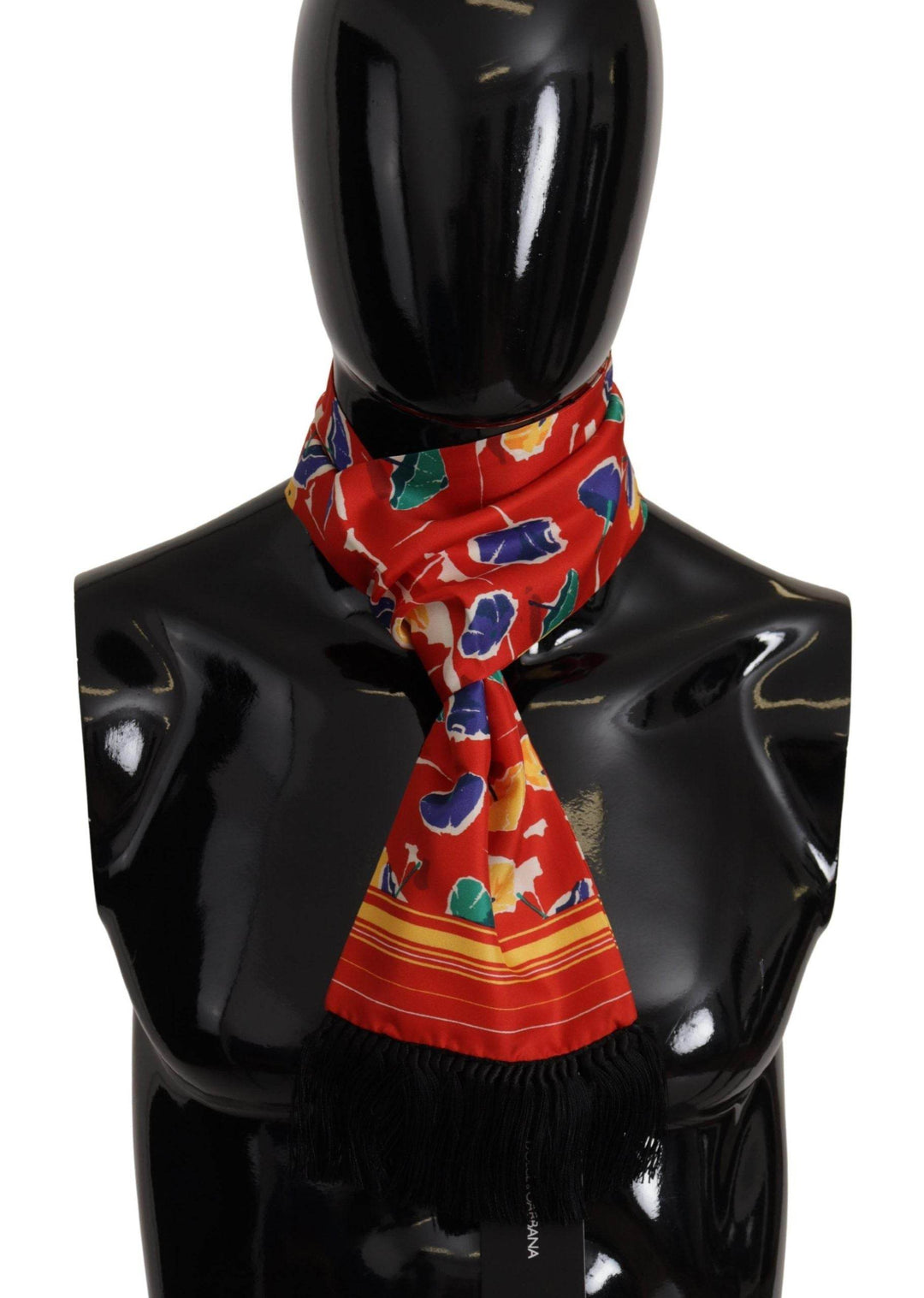 Dolce & Gabbana Eleganter Multicolor Seidenschal für Männer - Léoré