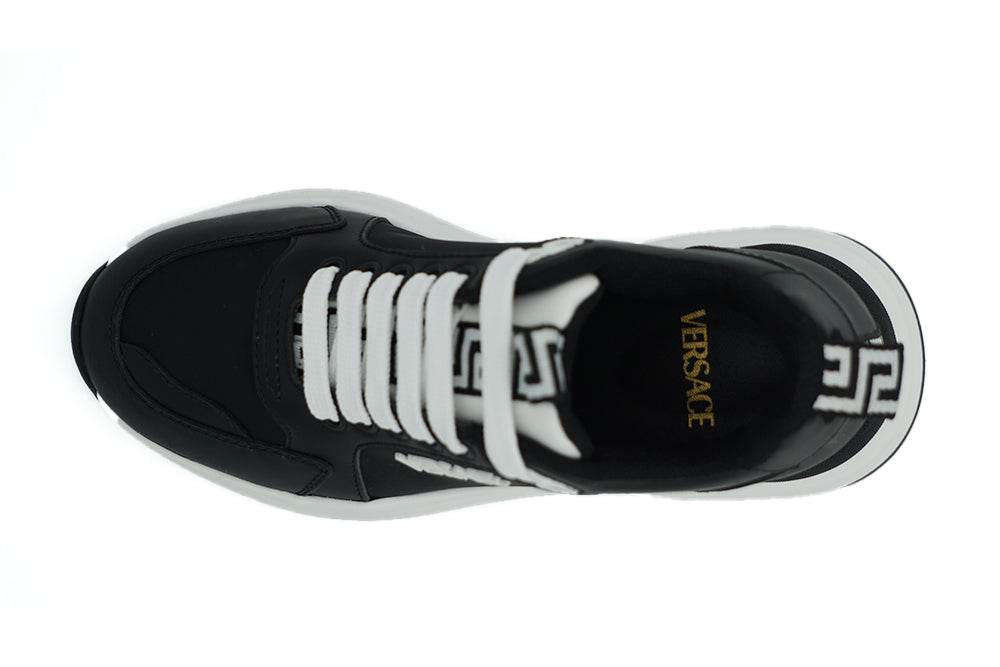 Versace Elegante monochrome Leder-Sneakers - Léoré